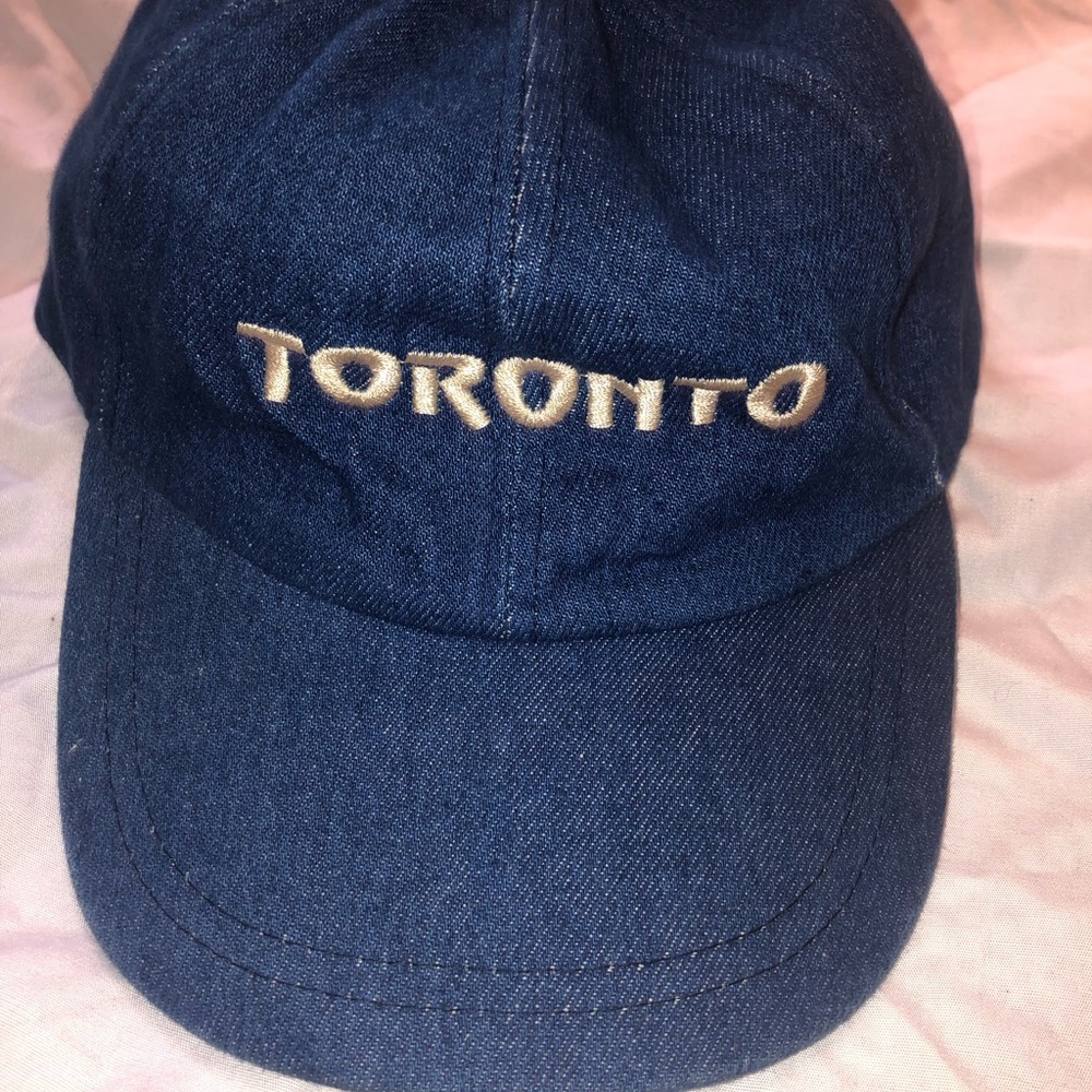 Vintage Toronto denim blue SnapBack hat